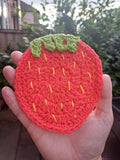 Strawberry coaster