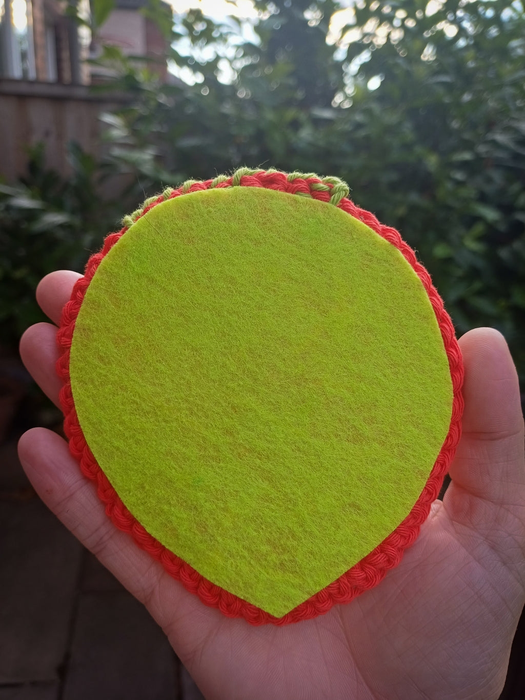 Strawberry coaster