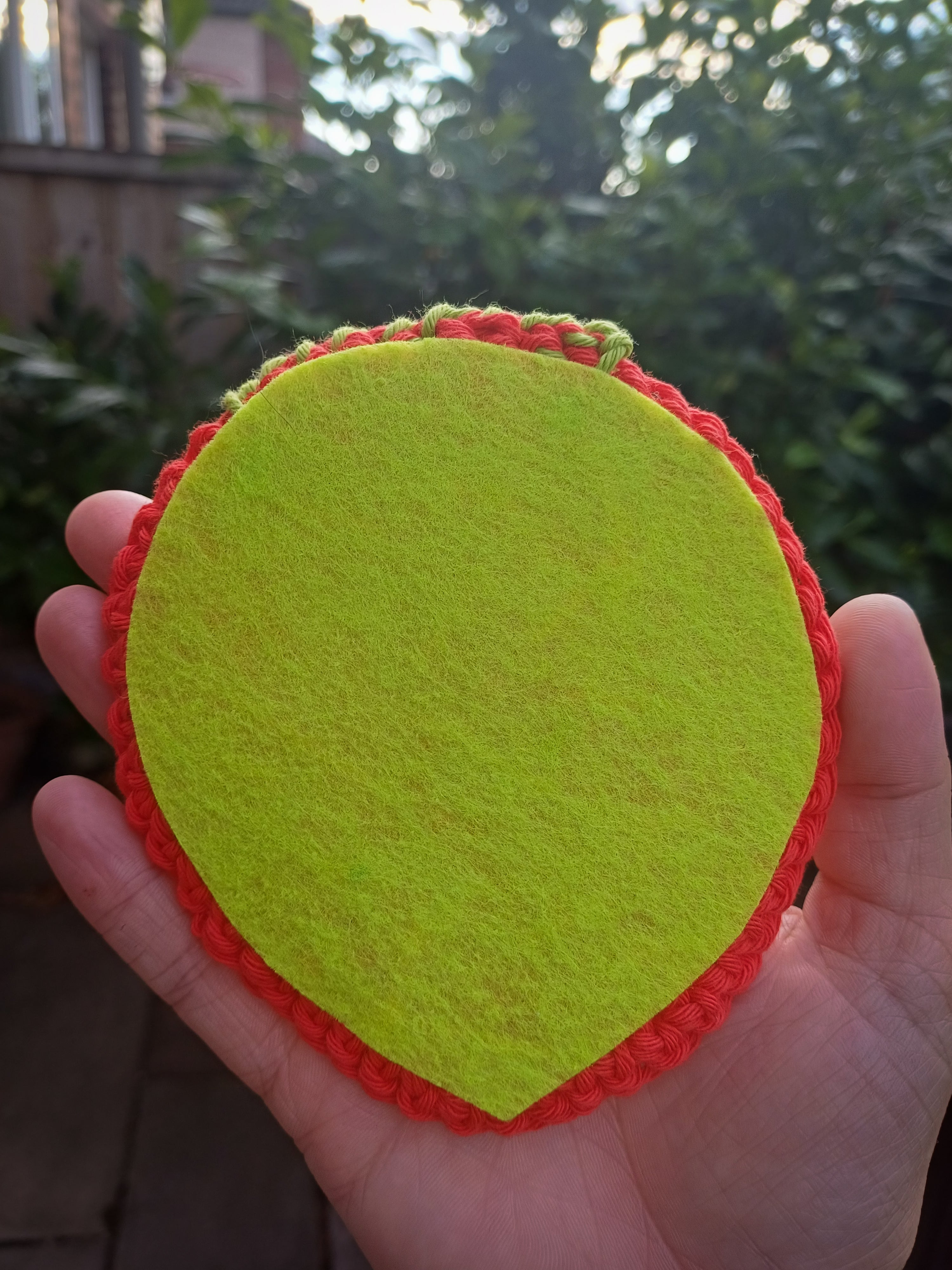 Strawberry coaster