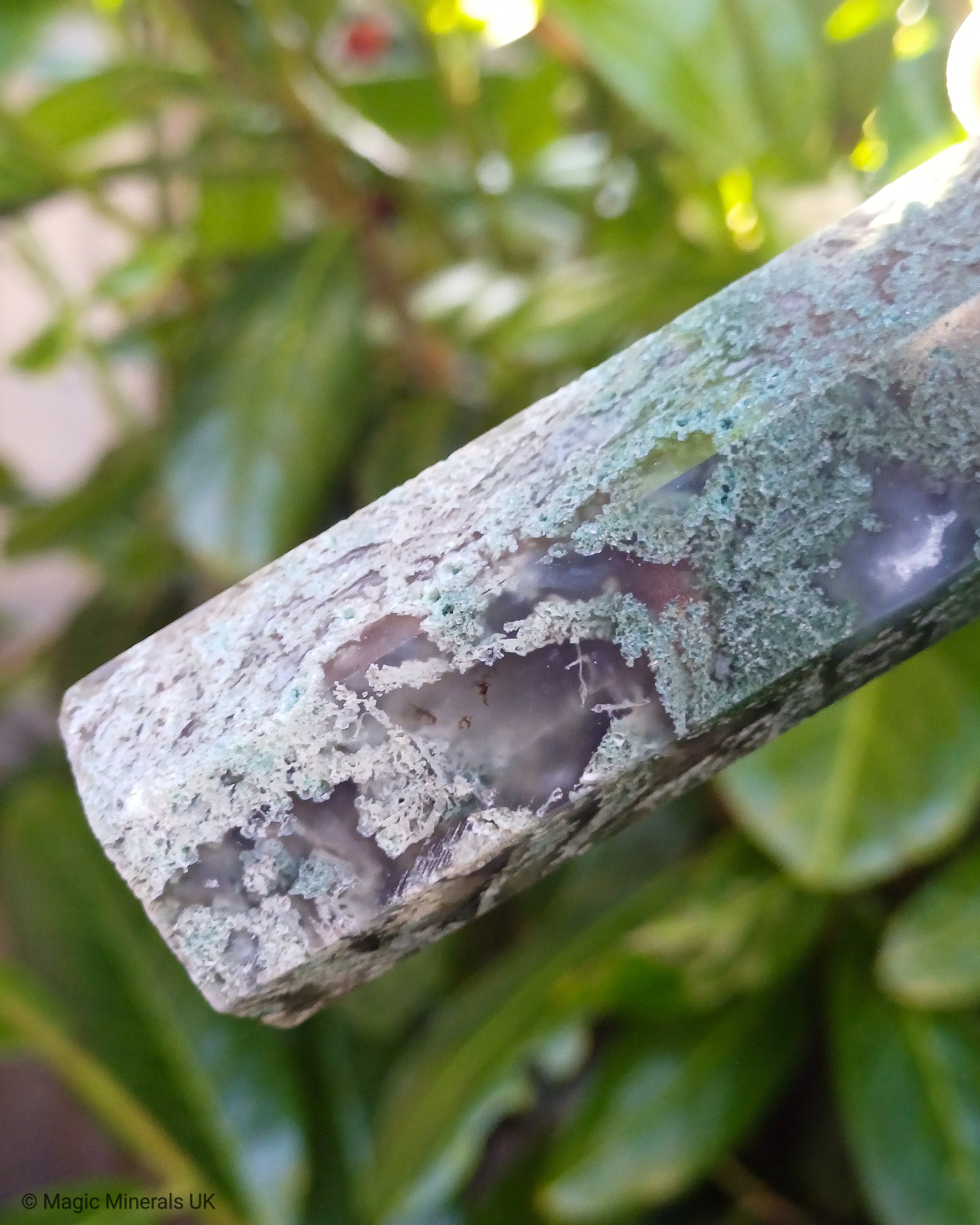 Moss agate tower