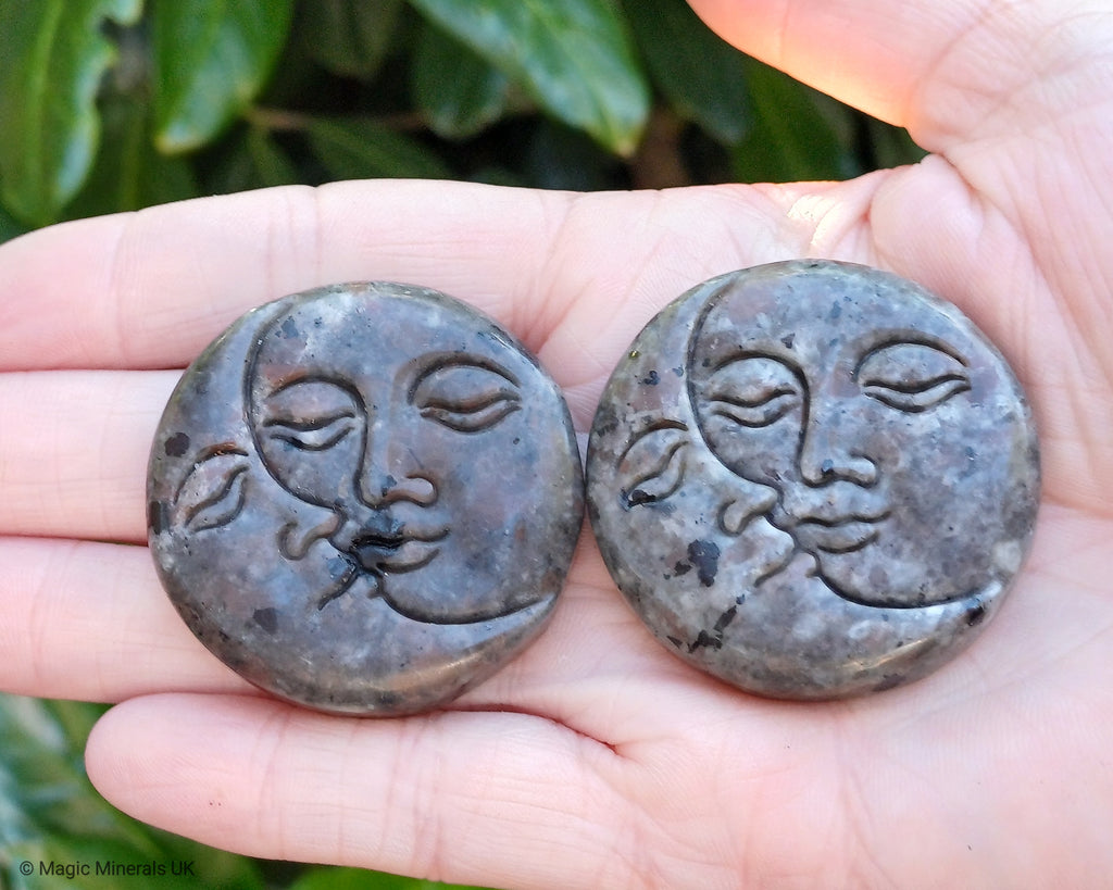 Yooperlite sun & moon face