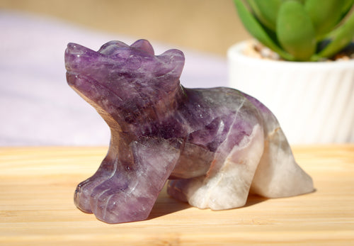 Amethyst wolf