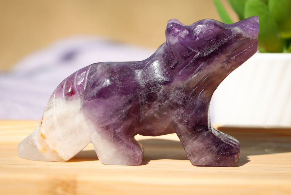 Amethyst wolf