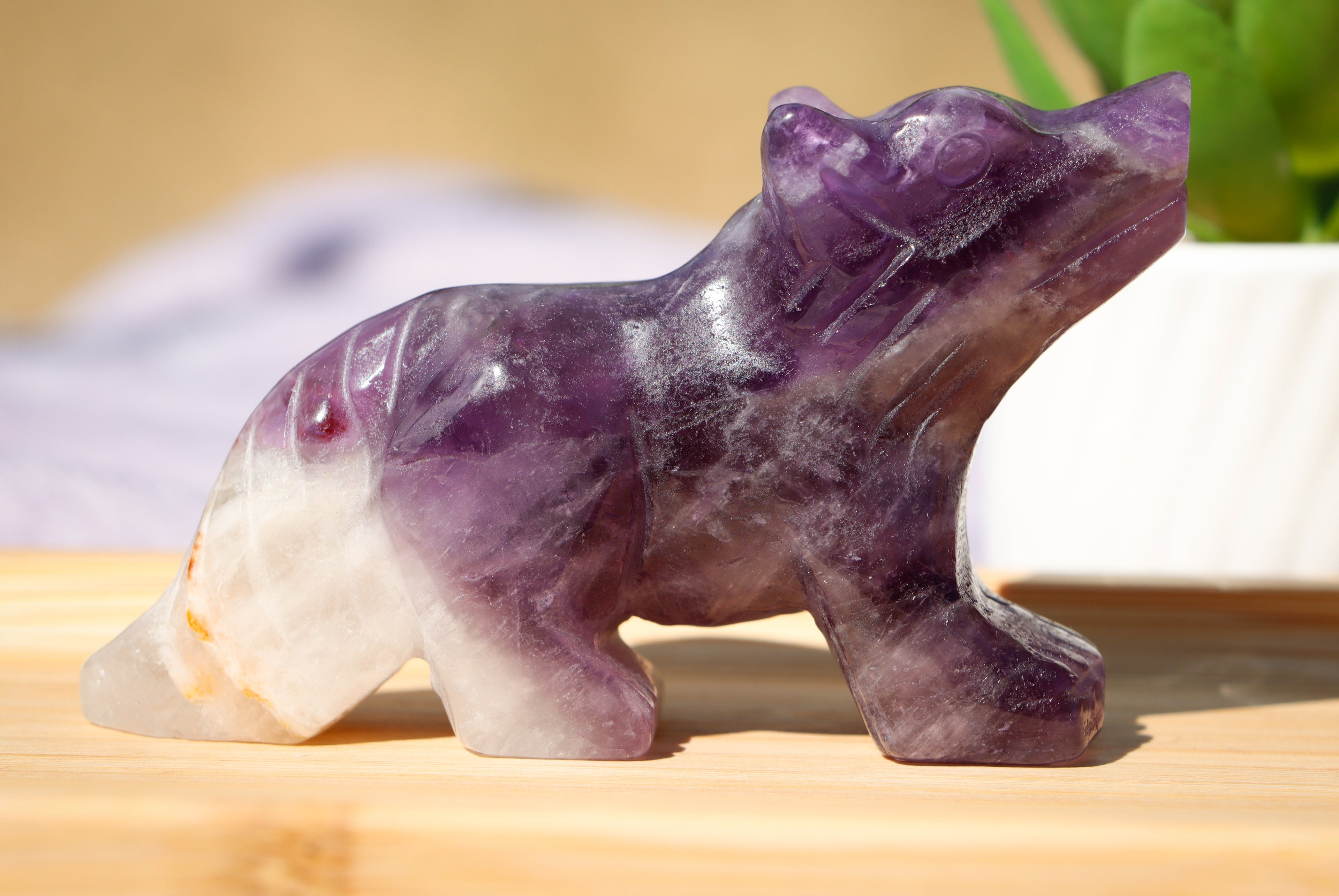 Amethyst wolf