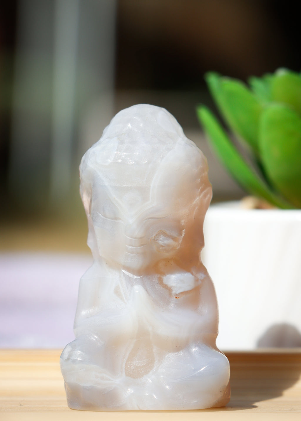 Agate buddha