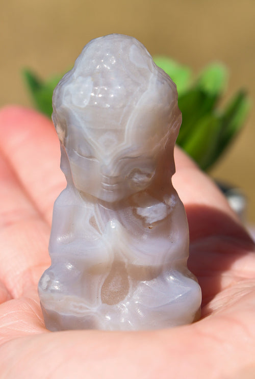 Agate buddha